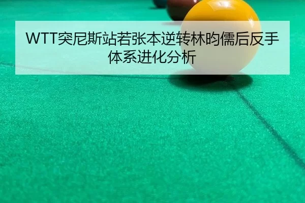 WTT突尼斯站若张本逆转林昀儒后反手体系进化分析